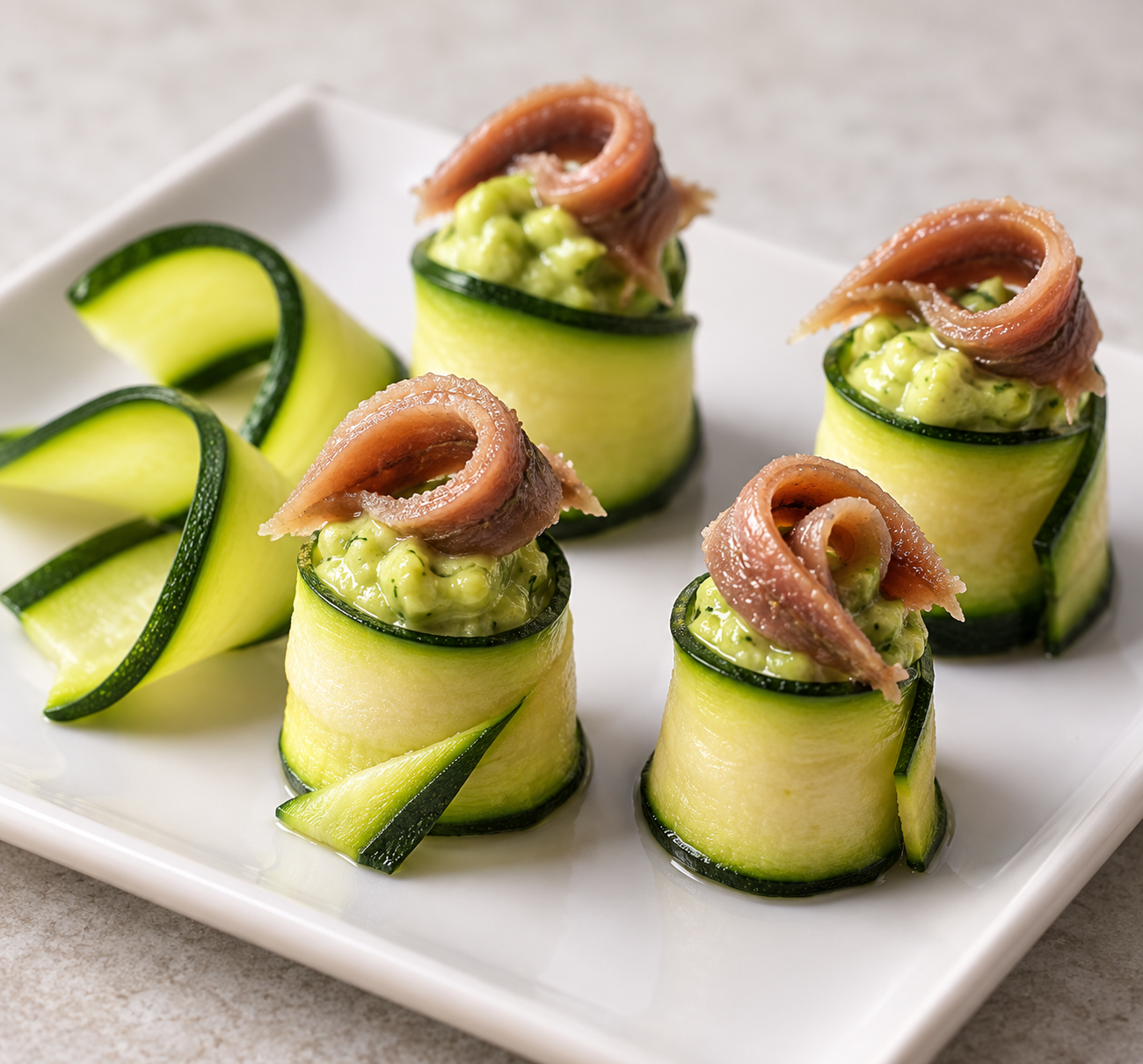Bouchées aux courgettes